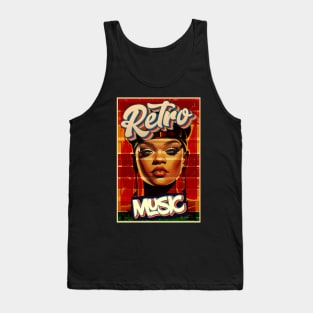 Rihanna Retro Music Fan T-Shirt Tank Top